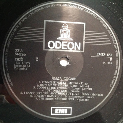 Alma Cogan : Alma Cogan (LP, Album, RP)