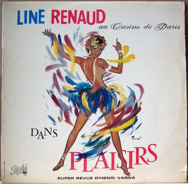 Line Renaud : Au Casino De Paris Dans Plaisirs (LP, Album, Mono)