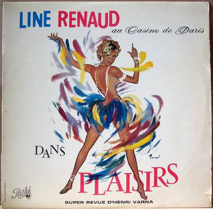 Line Renaud : Au Casino De Paris Dans Plaisirs (LP, Album, Mono)
