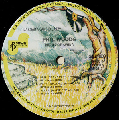 Phil Woods : Rights Of Swing (LP, Album, RE, Ter)