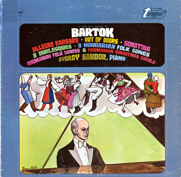 Béla Bartók, György Sándor : A Timid Soul's Approach To Bartok (LP)