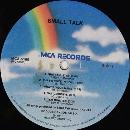 Small Talk (8) : Small Talk (LP, Glo)