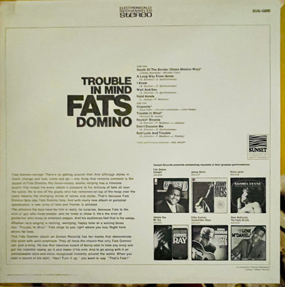 Fats Domino : Trouble In Mind (LP, Comp)