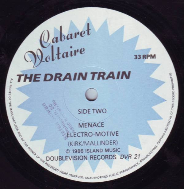 Cabaret Voltaire : The Drain Train (12", Single + 12", Single)