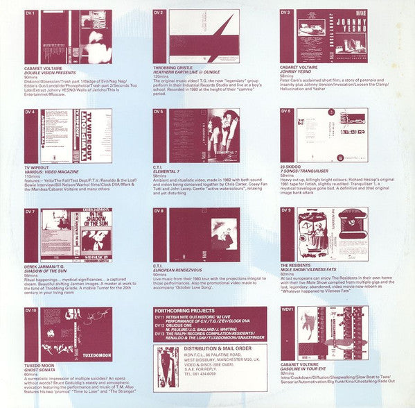 Cabaret Voltaire : The Drain Train (12", Single + 12", Single)