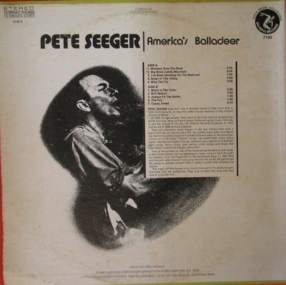 Pete Seeger : America's Balladeer (LP, Comp)