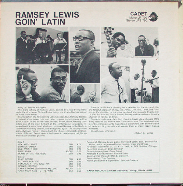 Ramsey Lewis : Goin' Latin (LP, Album, Mono)