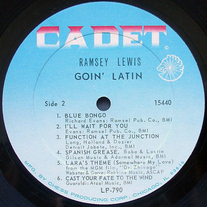 Ramsey Lewis : Goin' Latin (LP, Album, Mono)