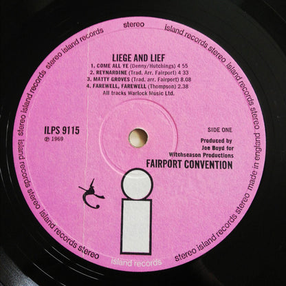 Fairport Convention : Liege & Lief (LP, Album, Rou)