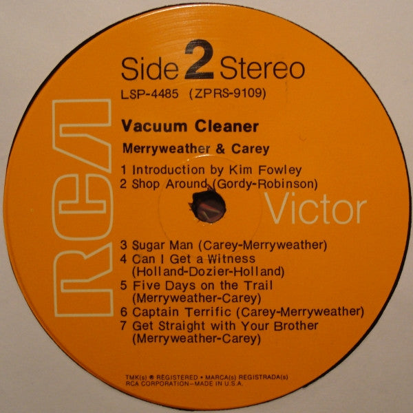 Neil Merryweather & Lynn Carey : Vacuum Cleaner (LP, Album, Roc)