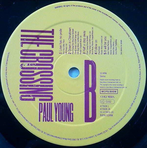 Paul Young : The Crossing (LP, Album)