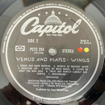 Wings (2) : Venus And Mars (LP, Album, Gat)