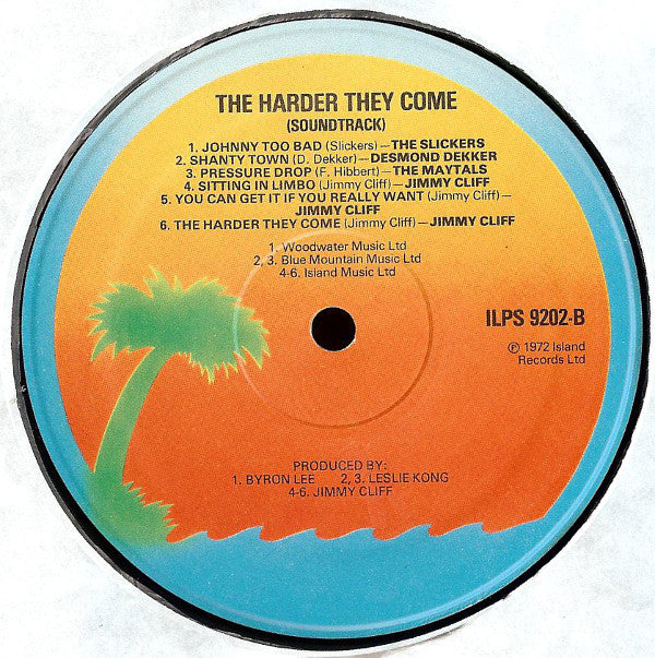 Various : The Harder They Come (Original Soundtrack Recording) (LP, Comp, RE, Gat)