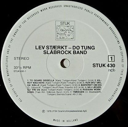 Slåbrock Band : Lev Stærkt - Dø Tung (LP, Album)