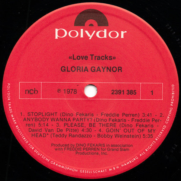 Gloria Gaynor : Love Tracks (LP, Album, RE)