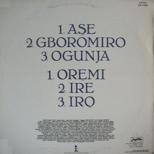 King Sunny Ade & His African Beats : Aura (LP, Album)