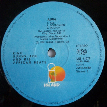 King Sunny Ade & His African Beats : Aura (LP, Album)