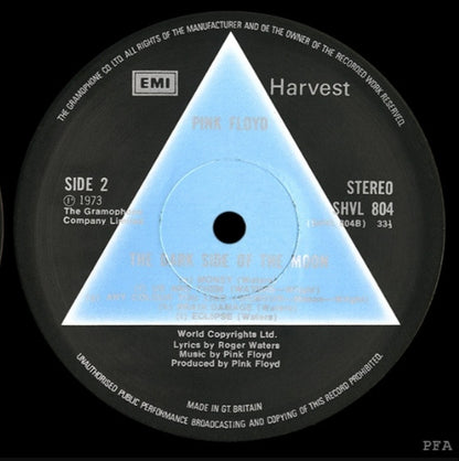 Pink Floyd : The Dark Side Of The Moon (LP, Album, 1st)