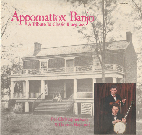 Per Christophersson, Thomas Haglund : Appomattox Banjo (LP, Red)