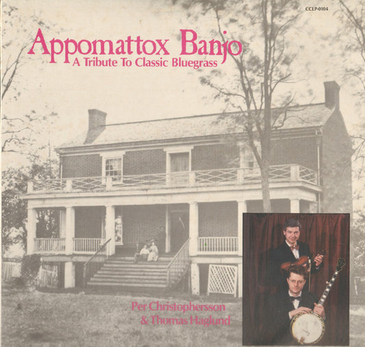 Per Christophersson, Thomas Haglund : Appomattox Banjo (LP, Red)