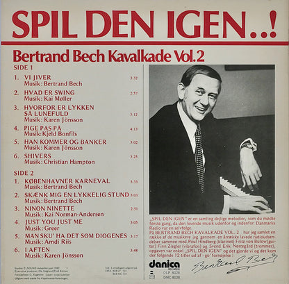 Bertrand Bech : Spil Den Igen..! (Bertrand Bech Kavalkade Vol. 2) (LP, Album)