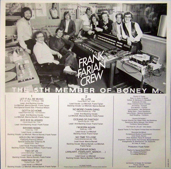 Boney M. : Oceans Of Fantasy (LP, Album, Thi)