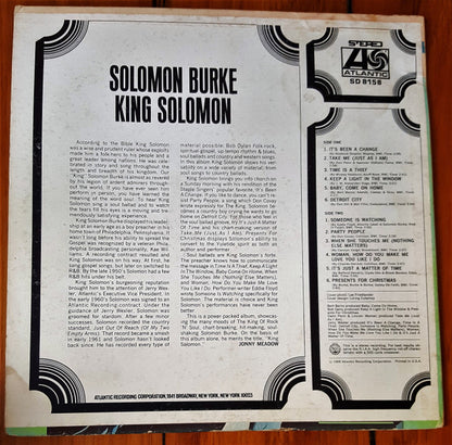 Solomon Burke : King Solomon (LP, Album)