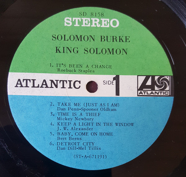 Solomon Burke : King Solomon (LP, Album)