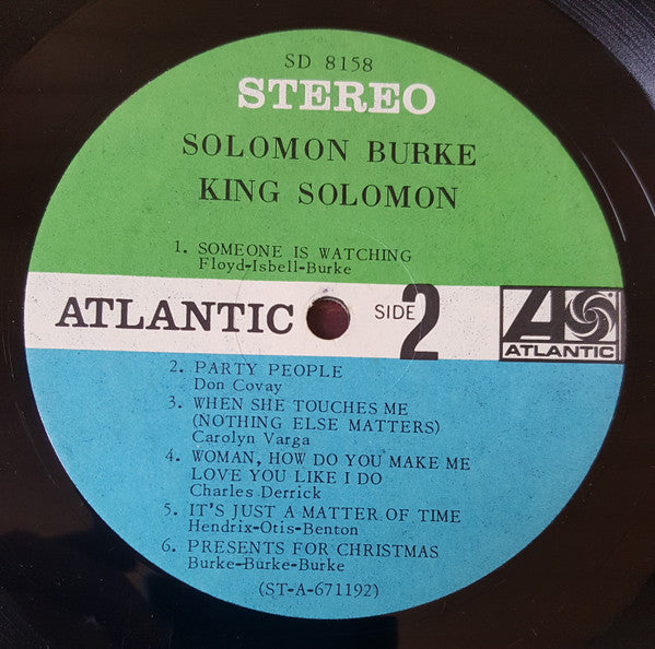 Solomon Burke : King Solomon (LP, Album)