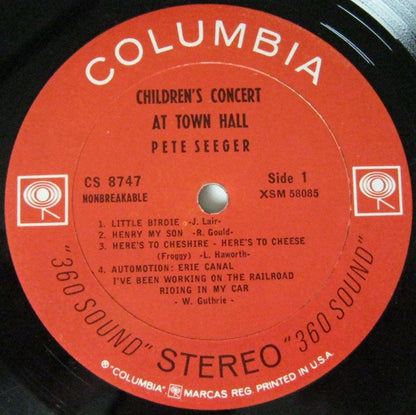 Pete Seeger : Children's Concert At Town Hall (LP, Album)