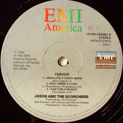 Jason & The Scorchers : Fervor (LP, MiniAlbum)