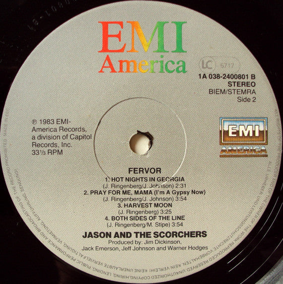 Jason & The Scorchers : Fervor (LP, MiniAlbum)