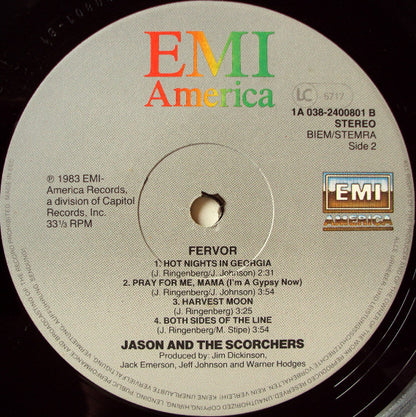 Jason & The Scorchers : Fervor (LP, MiniAlbum)