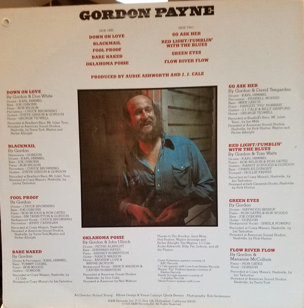 Gordon Payne : Gordon Payne (LP, Promo)