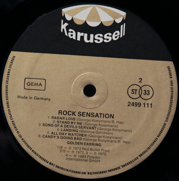 Golden Earring : Rock Sensation (LP, Comp)