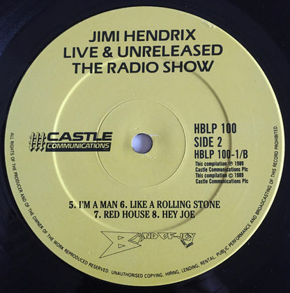 Jimi Hendrix : Live & Unreleased The Radio Show (5xLP, Comp + Box)