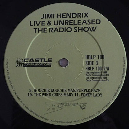 Jimi Hendrix : Live & Unreleased The Radio Show (5xLP, Comp + Box)