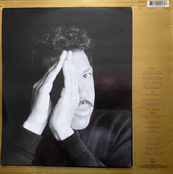 Lionel Richie : Back To Front (2xLP, Comp)