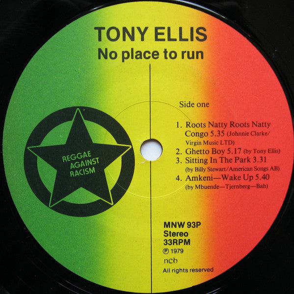 Tony Ellis : No Place To Run (LP)