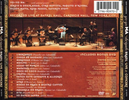 Yo-Yo Ma : Obrigado Brazil Live In Concert (CD, Album + DVD, NTSC, Bon)