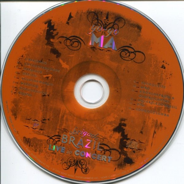 Yo-Yo Ma : Obrigado Brazil Live In Concert (CD, Album + DVD, NTSC, Bon)