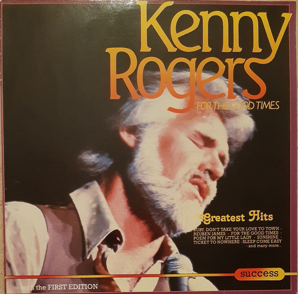 Kenny Rogers : For The Good Times - Greatest Hits (LP, Comp)