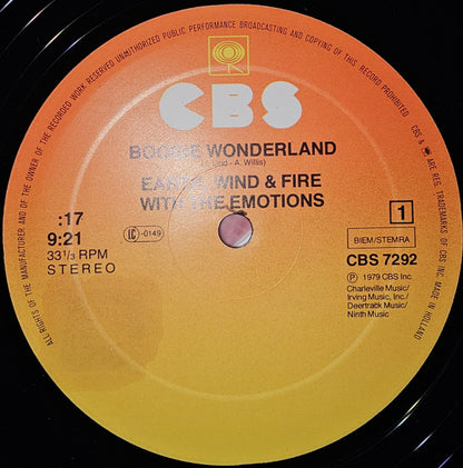 Earth, Wind & Fire : Boogie Wonderland (12", Maxi)