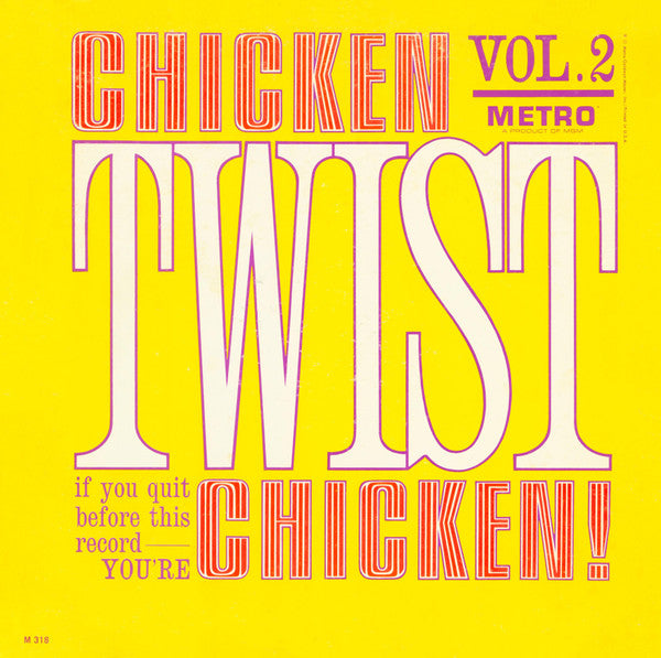 Paul Livert And The Lions (3) : Chicken Twist Vol. 2 (LP, Album, Mono)