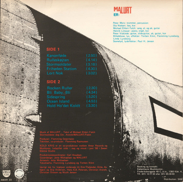 Malurt : Kold Krig (LP, Album)