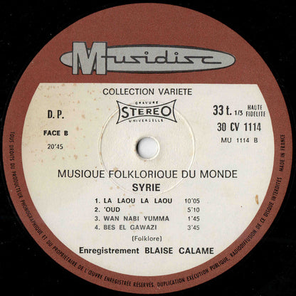 Various : Syrie (LP, Album)