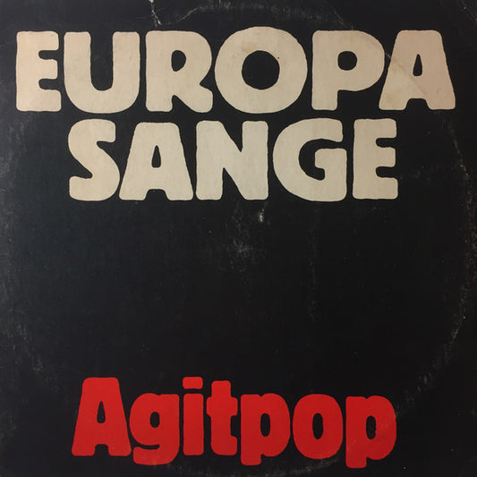 Agitpop (2) : Europasange (LP, Album, Red)