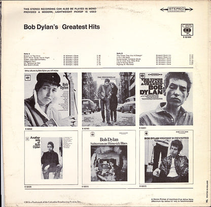 Bob Dylan : Bob Dylan's Greatest Hits (LP, Comp, Mat)