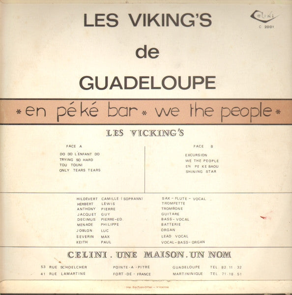 Les Vikings De La Guadeloupe : En Peke Baou (LP, Album)