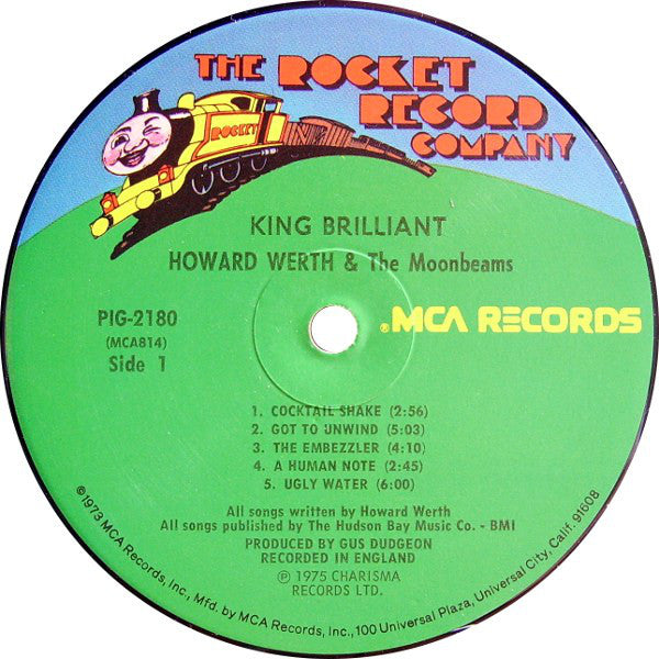 Howard Werth & The Moonbeams : King Brilliant (LP, Album, Pin)